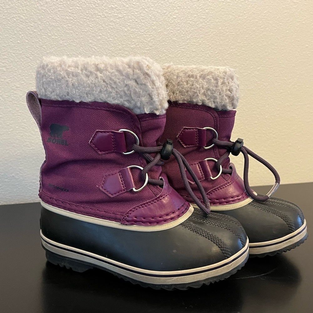 Sorel Yoot Pac Nylon Boot Wild Iris Dark Plum